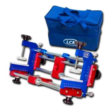 Imagem de Gabarito de Fechadura Porta Maçaneta e Chave Completo 3 Fresas Gf100 Lcm