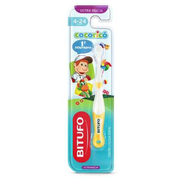 Imagem de Escova Dental Infantil Bitufo Cocoricó 1º Dentinho