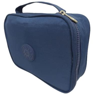 Imagem de Estojo Escolar Grande 100 Lápis 25 Organizador Caneta Barato (AZUL MA)