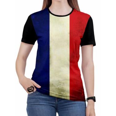 Imagem de Camiseta França Feminina Europa Paris Blusa - Alemark