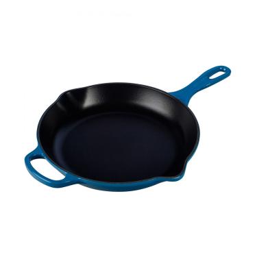 Imagem de Frigideira Skillet Redonda com Alça Signature 20 cm Azul Marseille Le Creuset