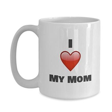 Imagem de Caneca de café I Love My Mom - ideia de presentes para o dia das mães
