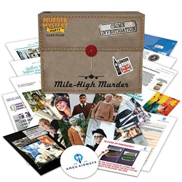 Imagem de Murder Mystery Party Case Files: Mile High Murder Unsolved Mystery Detective Case File Game Play Alone, w/Friends, Family or for Couples Date Night Ages 14+ from University Games