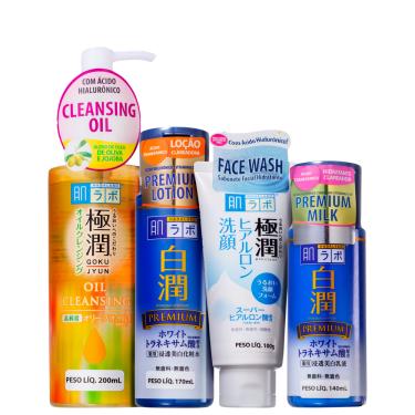 Imagem de Kit Hada Labo Gokujyun & Shirojyun (4 Produtos)