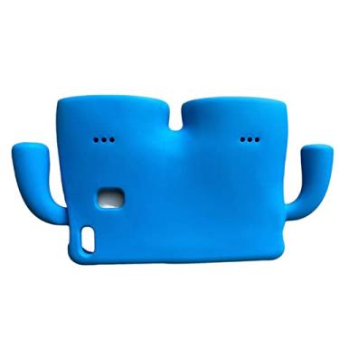 Imagem de Capa Infantil Borracha Compatível Para Samsung Galaxy Tab A7 Lite 8.7'' SM-T225 T220 2021 -AZUL,EVA, Emborrachada, Leve