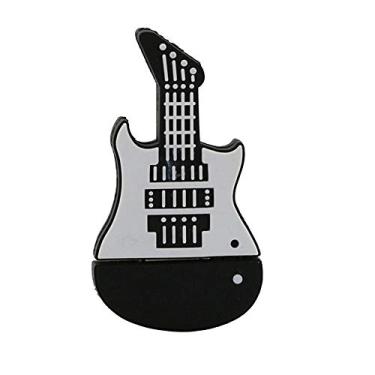 Imagem de 32 GB Modelo de guitarra USB 3.0 Flash Drive Memory Stick PenDrive Pen Drive Jump Drive USB Flash Memory USB 3.0 Drive U Disk Pen Drive - Branco