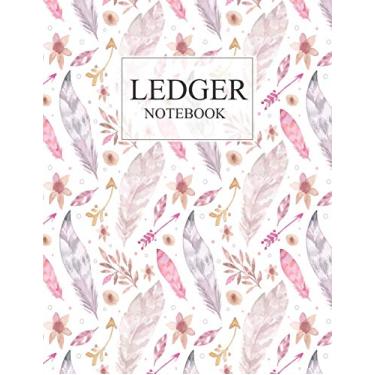 Imagem de Ledger Notebook: 3 Column Ledger Transaction Register Personal Balance Columns Record-Keeping Books, Paper 100 pages Sheets