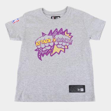 Imagem de Camiseta Infantil New Era NBA 90 S Joyful Loslak Masculina-Masculino