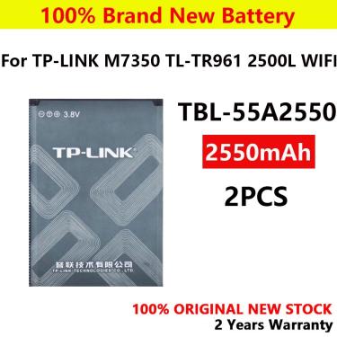 Imagem de Bateria para TP-LINK M7350 TL-TR961 2500L  2550mAh  100% genuíno  Wi-Fi  baterias novas  TBL-55A2550
