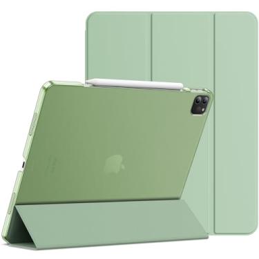 Imagem de JETech Capa para iPad Pro de 12,9 Polegadas (6ª/5ª Geração, Modelo 2022/2021), Estojo Inteligente com Suporte Fino e Rígido Traseiro com Ativação/Repouso Automático (Verde Matcha)