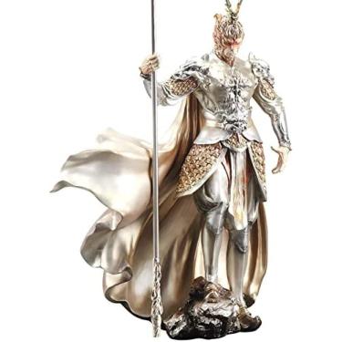 Imagem de Mito Chinês Sun Wukong Macaco Rei Estátua Ornamentos Decoração de Presente Acessório Inauguração de Casa Parabéns Aniversário Decoração de Casa Mobiliário Presentes Infantis Coleção de Mesa