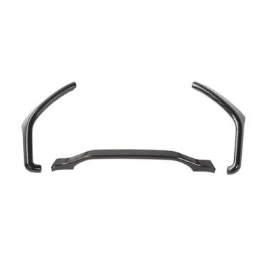 Imagem de Keptrim Para painel de painel central de fibra de carbono ABS F150 para Ford F150 2015-2019, F250 F350 2017-2019, 3 peças