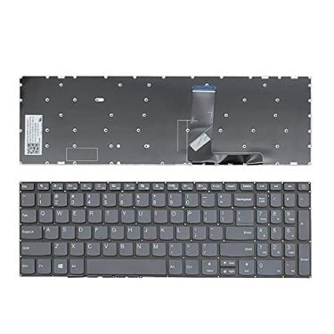 Imagem de LXDDP Teclado de substituição para laptop Lenovo IdeaPad 320-15 320-15IAP 320-15IKB 520-15ikb 7000-15 330-15IKB 330-15 Novo layout dos EUA preto
