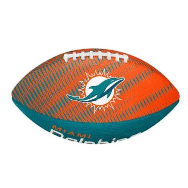 Imagem de Bola Futebol Americano Wilson Nfl Tailgate Jr Miami Dolphins