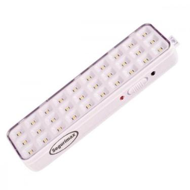 Imagem de Luminaria Emergencia Bivolt 30 Leds Segurimax