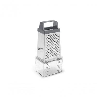 Imagem de Ralador 4 Faces Com Coletor Top Pratic 20,5 Cm - Brinox - Brinox