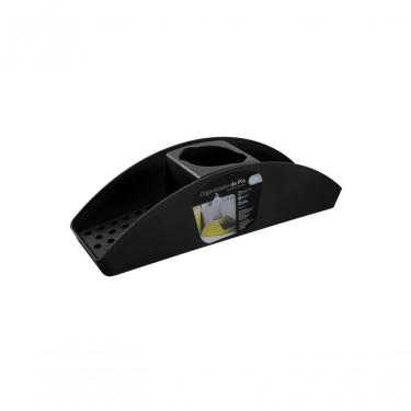 Imagem de Organizador De Pia Basic 32,2 X 8,6 X 9,1 Cm Preto Coza