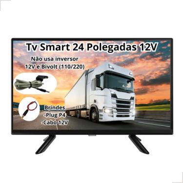 Imagem de Tv Smart 24 Philco Caminhão Carreta Carro Trailer 12v Nativa 24 polegadas Smart