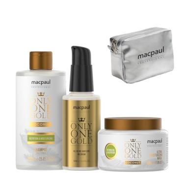 Imagem de Kit Shampoo Máscara Capilar e BB Cream Only One Gold Coconut