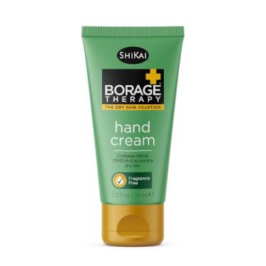 Imagem de ShiKai Creme para as mãos Borage Therapy (70 g) | Hidratante sem fragrância para mãos e corpo | Loção de alívio rápido para pele seca | Com aveia e karité