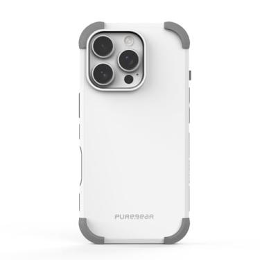 Imagem de PureGear Capa DualTek para Apple iPhone 16 Pro Max (2024) 6,9 polegadas, proteção aprovada e testada militar, capa protetora durável resistente para iPhone 16 Pro Max, certificação de teste de queda