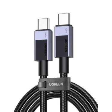 Imagem de Cabo rápido UGREEN PD 100W 20V 5A USB C p/ USB-C ( 2 metros ) chip E-M