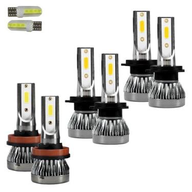 Imagem de Kit ultra led nano renault fluence 2015/2018 22000 lúmens 6500k (h7h7h