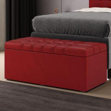 Imagem de Calçadeira Alpha Estofada 90 para Cama Box de Solteiro N-033 Veludo Ve
