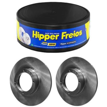 Imagem de Par Disco Freio Chery QQ 1.0 1.1 2011 a 2018 Dianteiro Sólido Hipper F