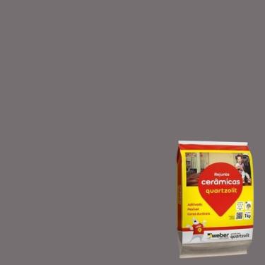 Imagem de Rejunte Cerâmico Quartzolit 1Kg, Preto Grafite