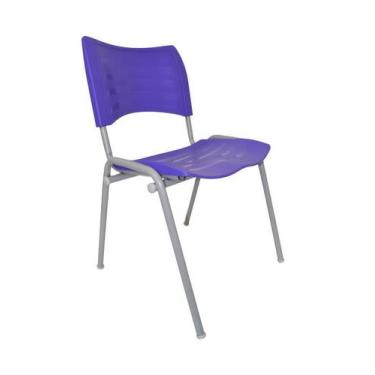 Imagem de Cadeira Secretaria Turim Fixa BC - Maiart, Roxo