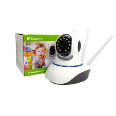 Imagem de Câmera Segurança 3 Antenas Robo Baba Pet Ip Onvif Wifi - Câmera Eletrô