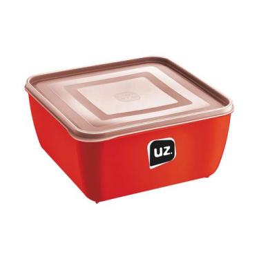 Imagem de Pote Multiuso Premium Quadrado 1,5 Litros Armazenamento Alimentos Prát