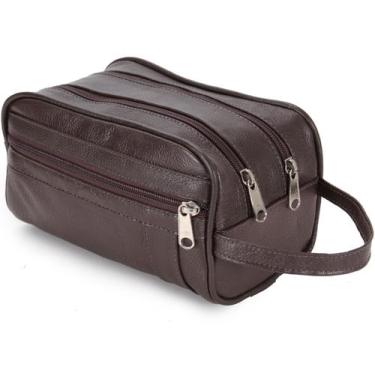 Imagem de Organizador de Mala Viagem / Necessaire Masculina Couro Legítimo Viage