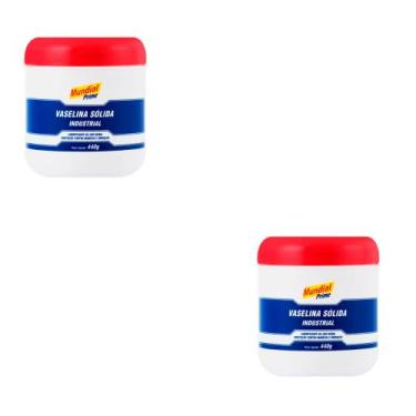 Imagem de Kit Com 2 Vaselina Sólida Industrial 440g - MUNDIAL PRIME