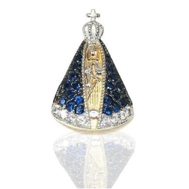 Imagem de Pingente de ouro 18k Nossa Sra Aparecida - Elegancy Joias