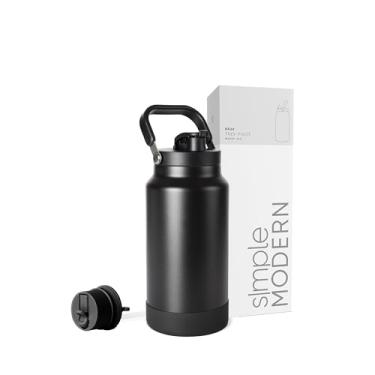 Imagem de Simple Modern Trek Pivot | Jarro de garrafa de água de 1,8 litro com alça e bota | tampas intercambiáveis de canudo e chug | Aço inoxidável isolado grande | Acampamento esportivo ao ar livre | 1,8 g,