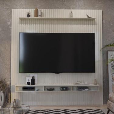 Imagem de Painel Ripado para TV Até 75 Polegadas Intense com Nicho 229cm - ViaNo