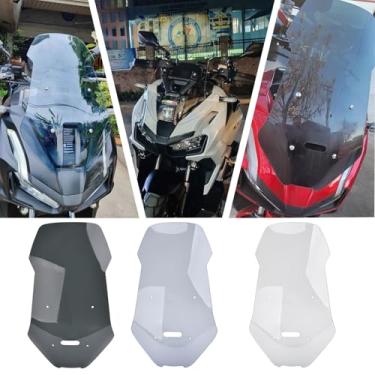 Imagem de Midimttop Motocicleta Flyscreen Para-brisas Para-brisas Defelctor de Vento Viseira de Carenagem Frontal Apto para HO&N&DA ADV 150(2019-2023) ADV 160 (2023-2024) Acessórios de Peças de Proteção contra