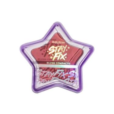 Imagem de Blush Compacto Ruby Rose Stay Fix St10 5,3g