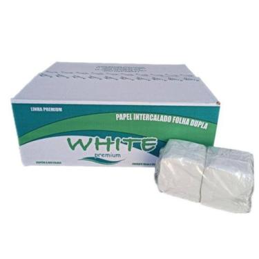 Imagem de Papel Intercalado 10x21cm Folha Dupla com 8.000 Limpmax