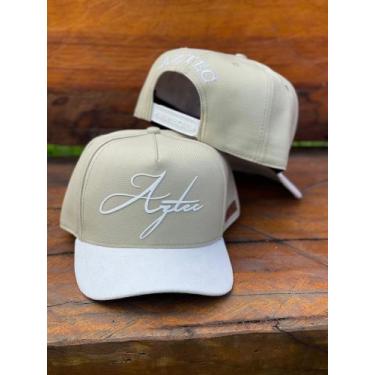 Imagem de Boné Aztec Assinatura Aba Suede Bege