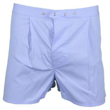 Imagem de Cueca Samba-Canção de Botão (Pressão) Candisani - 8100, Azul, G