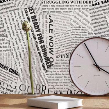 Imagem de Papel De Parede Adesivo Jornal Frases N017096 0,58X3M - Adesivo BR