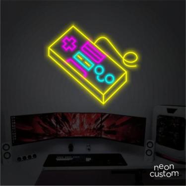 Imagem de painel letreiro led Neon Controle decoracao festa bar - Neon Custom, M