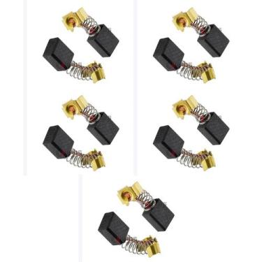 Imagem de Kit 10 Escovas De Carvão Politriz Úmida 860w - Fox Tools