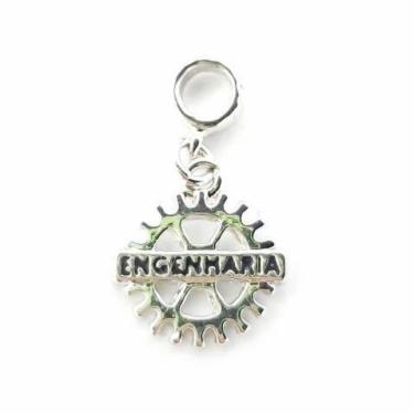 Imagem de Berloque Símbolo da Engenharia Banhado a Prata 925 - Work Semijoias