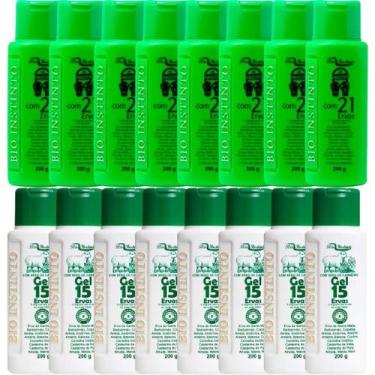 Imagem de Revenda Atacado 8 Gel Detonador com 21 Ervas 200g + 8 Gel 15 Ervas Com