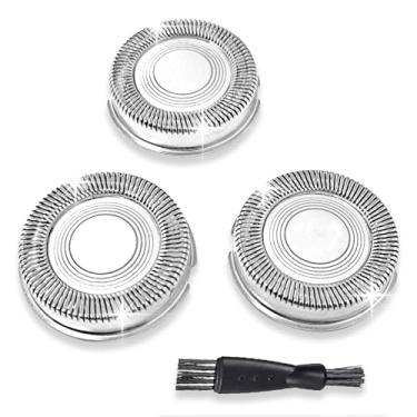 Imagem de Cabeças de substituição SH30 compatíveis com barbeadores elétricos Philips Norelco série 3000, 2000, 1000 e S1560 S738, lâminas de substituição para barbeador Philips 3800, 3600, 2400, pacote com 3
