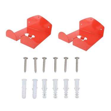 Imagem de Rack de Cortador de Grama Montado na Parede, Cabide de Ferramentas Elétricas de Jardim de Aço para Pás, Ancinhos, Vassouras, Esfregões, Brocas, ótima Solução de Armazenamento